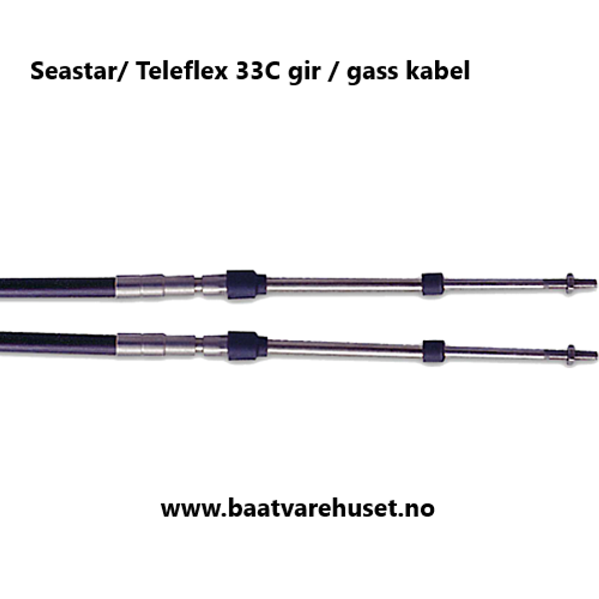 Seastar 33C gir/gass kabel ,10 fot 