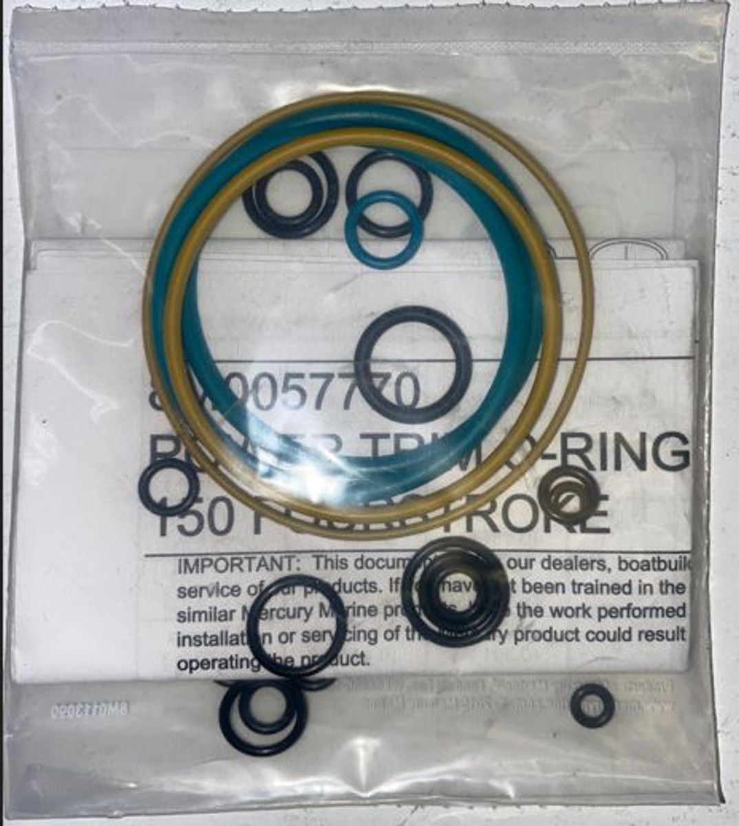 Mercury 8M0057770 O-ring Kit