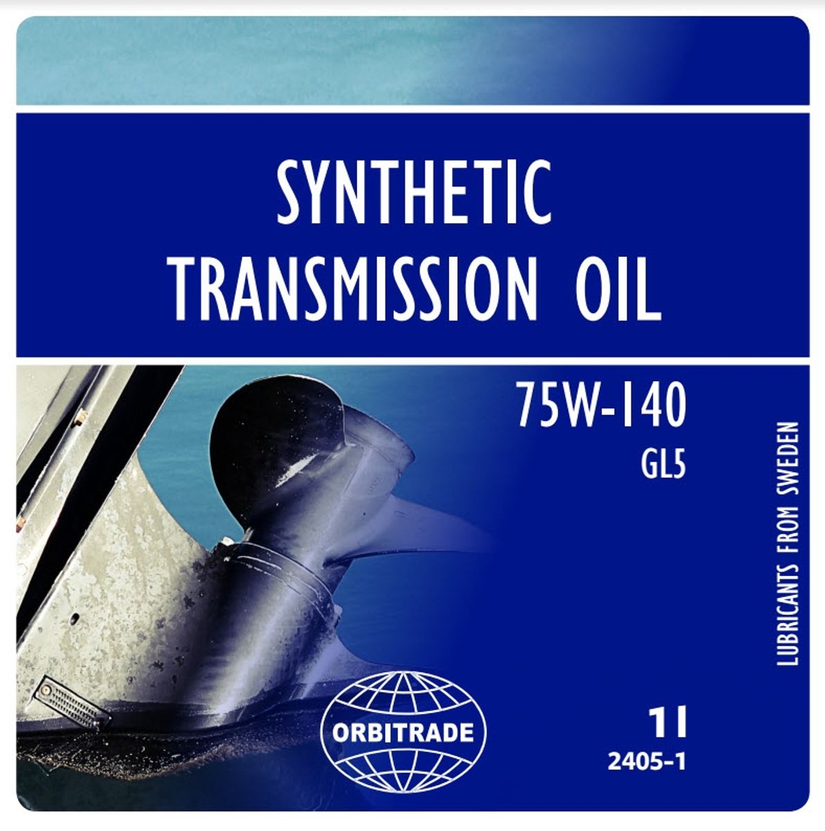 Marine drev- & gearolje, syntetisk 75W-140, 1L