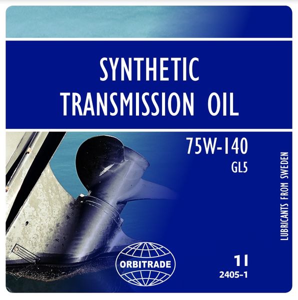 Hovedbilde Marine drev- & gearolje, syntetisk 75W-140, 1L