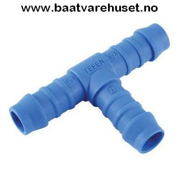 Hovedbilde T-Slangeskjøt Blå 8mm 
