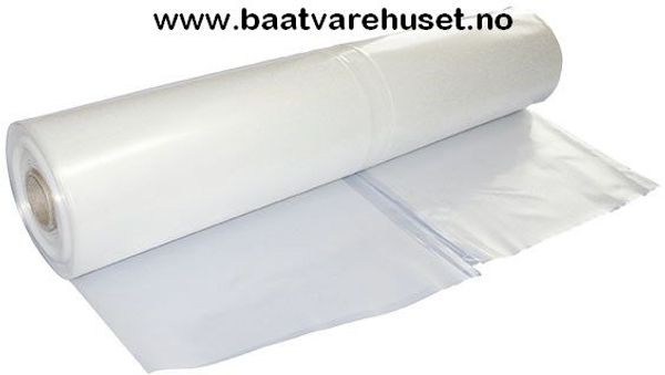 Hovedbilde Krympeplast 4m bredde , 018mm tykkelse , 50m ...