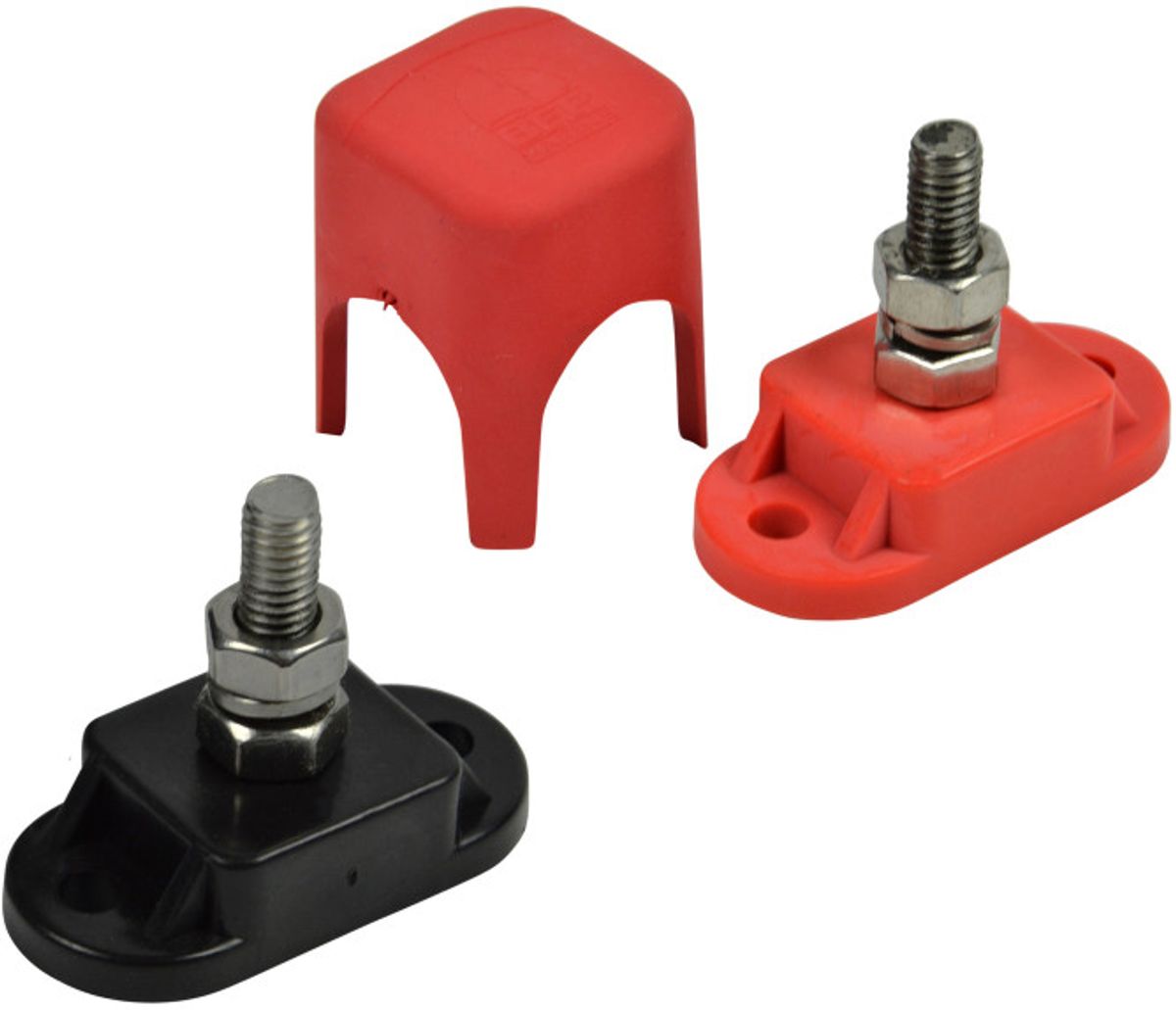 BEP Stud enkelt koplingspunkt 10mm rød