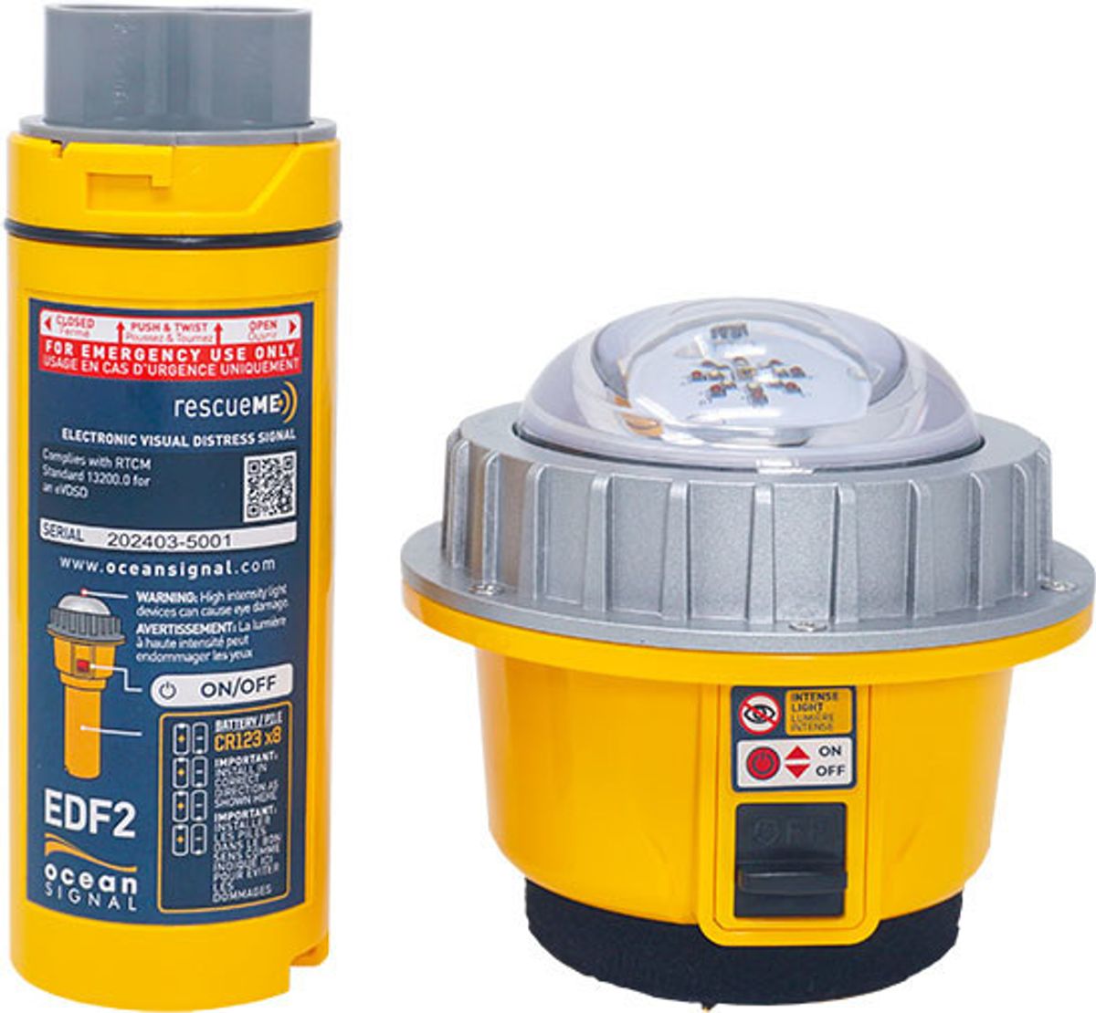 Ocean Signal rescueME EDF2 elektronisk nødbluss
