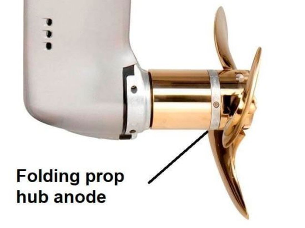 Volvo Penta 23974205 anodekit 4 blader foldepropell 